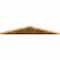 Ekena Millwork Portland Rough Sawn Timber Gable Bracket, Western Red Cedar, 48"W x 8"H x 2"D x 6"F, 4/12 Pitch GBW048X08X0206POR00RWR - alternate 5